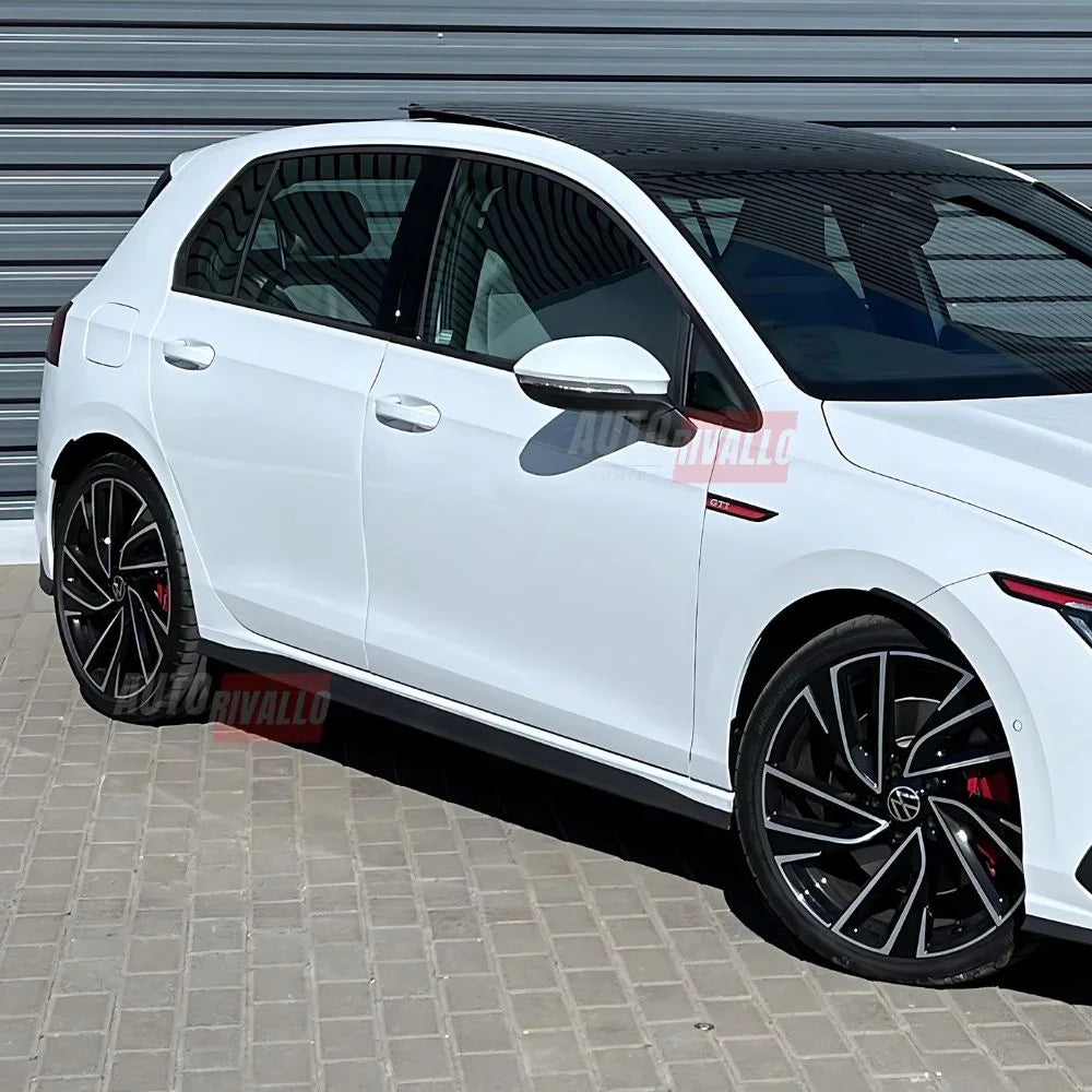 VW Golf 8 2019-2024 Minigonne Laterali GTI Look Nero Lucido - autorivallo