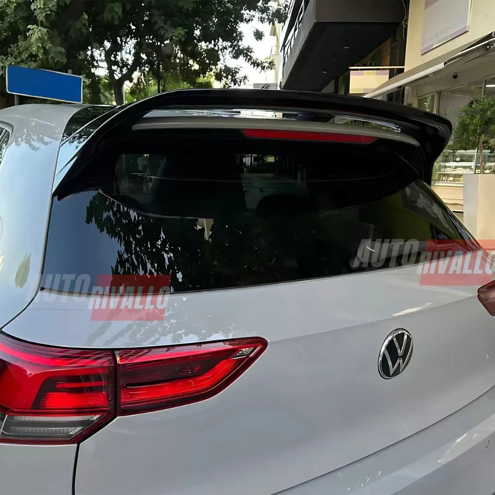 VW Golf 8 MK8 2019-2024 Spoiler Tetto Posteriore Nero Lucido - autorivallo