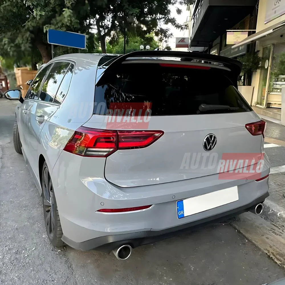 VW Golf 8 MK8 2019-2024 Spoiler Tetto Posteriore Nero Lucido - autorivallo