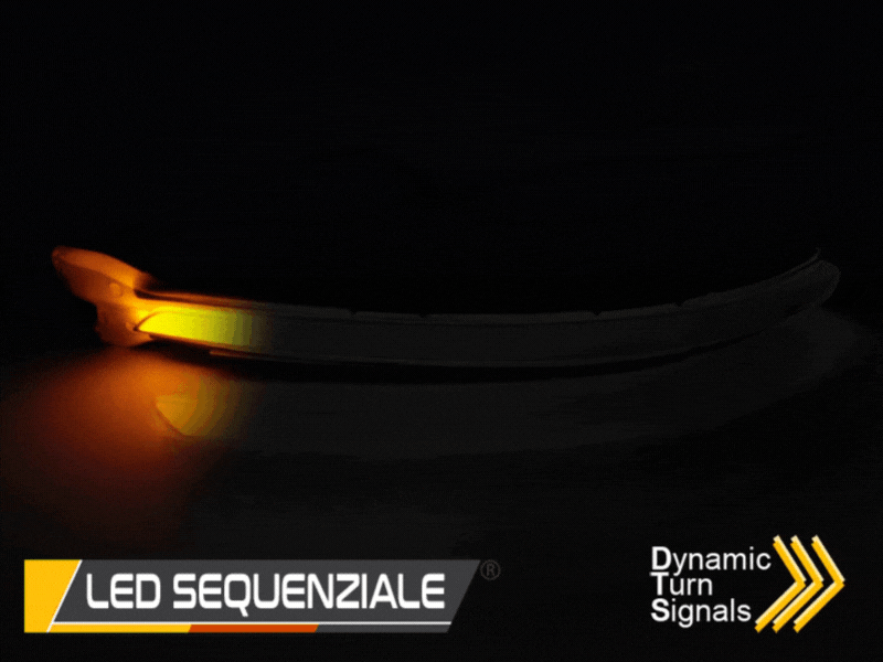 VW Golf Sportsvan 2014-2020 Frecce Specchietti LED Dinamiche - autorivallo