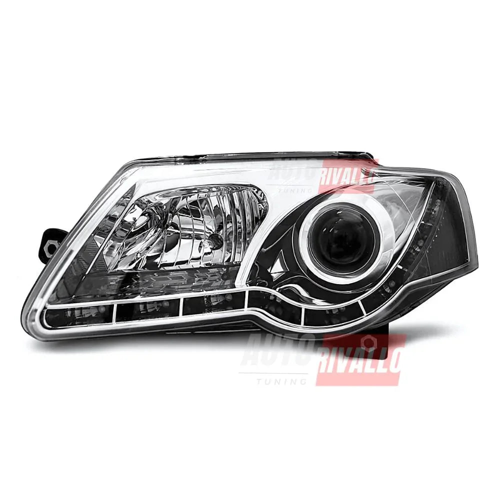VW Passat 3C B6 2005-2010 Fari Anteriori Con Luci Diurne LED - autorivallo