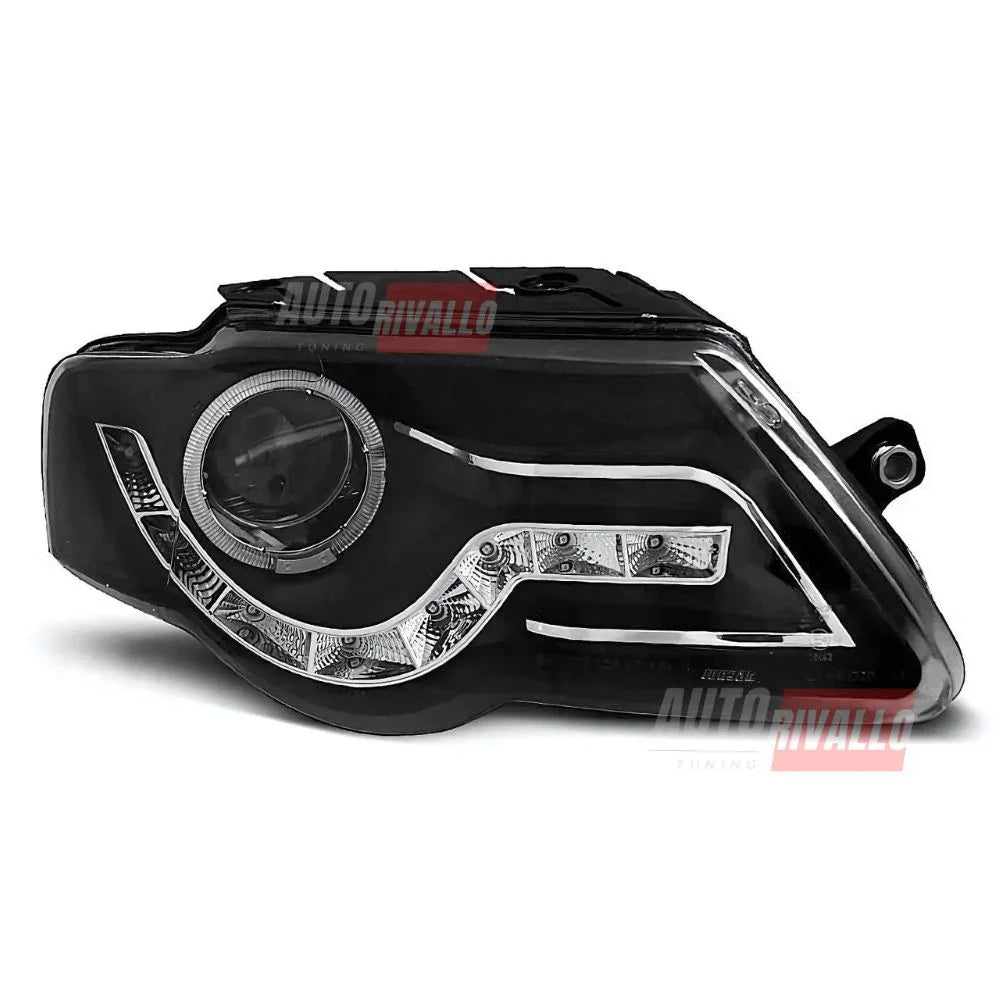VW Passat 3C B6 2005-2010 Fari Anteriori a LED Angel Eyes - autorivallo