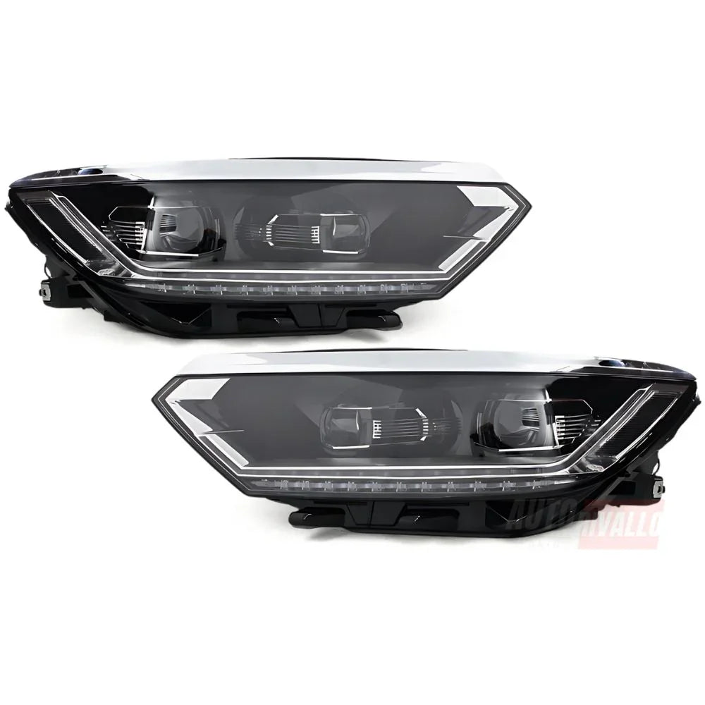 VW Passat B8 2014-2019 Fari Anteriori LED Matrix Frecce SEQ - autorivallo