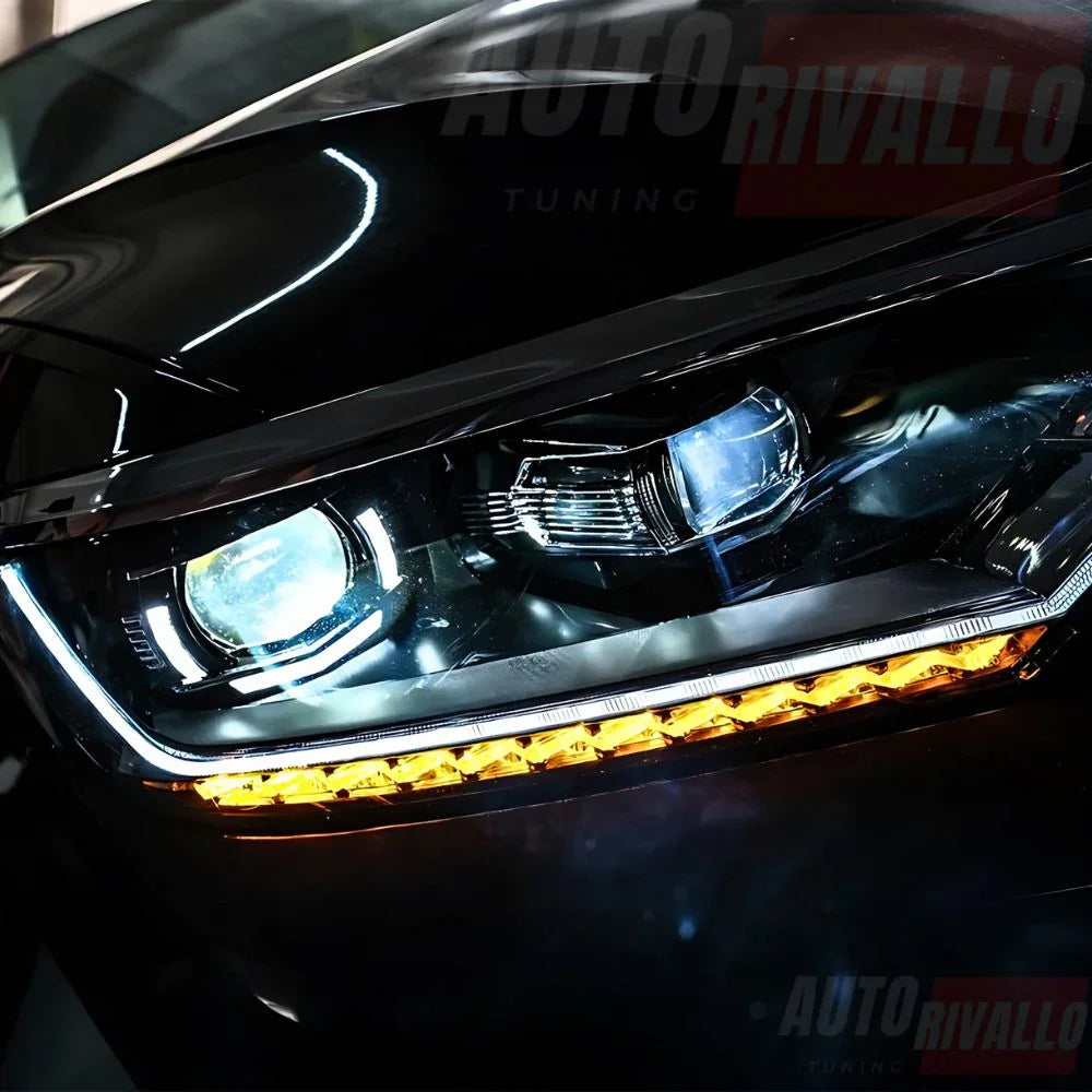 VW Passat B8 2014-2019 Fari Anteriori LED Matrix Frecce SEQ - autorivallo