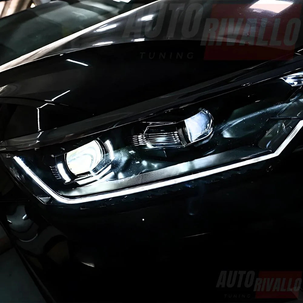 VW Passat B8 2014-2019 Fari Anteriori LED Matrix Frecce SEQ - autorivallo