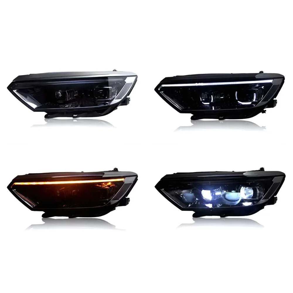 VW Passat B8 2016-2019 Fari Anteriori Full LED Look Matrix - autorivallo