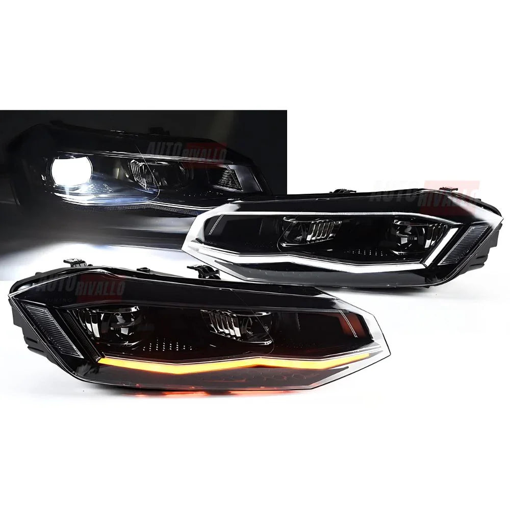 VW Polo MK6 AW 2017-2021 Fari Anteriori LED R-Line Design - autorivallo