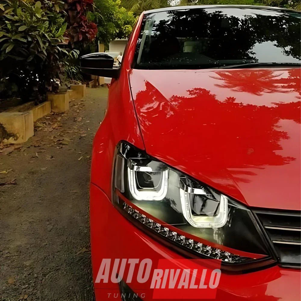 VW Polo 6R 6C 2009-2017 Fari Anteriori LED Frecce Dinamiche - autorivallo