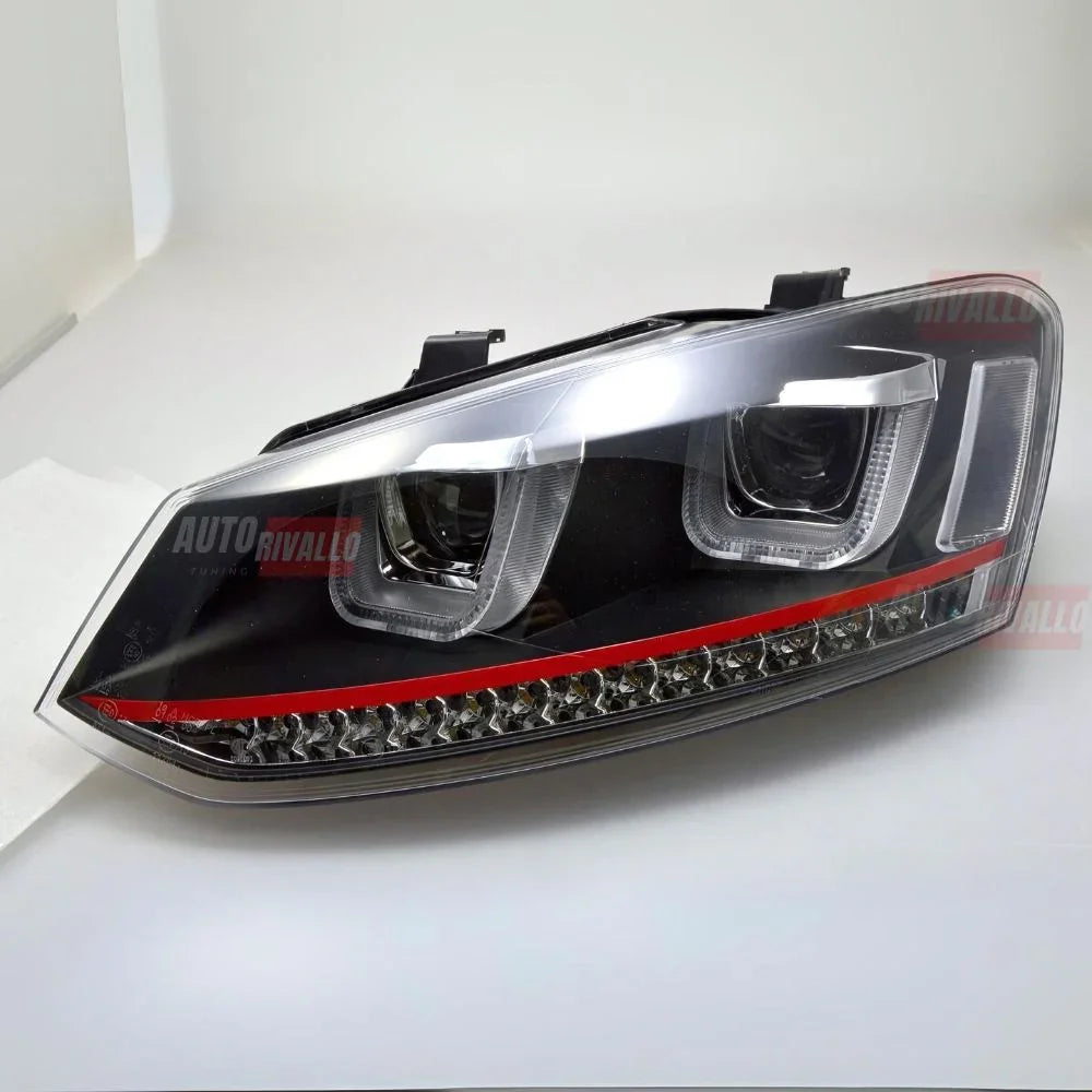 VW Polo 6R 6C 2009-2017 Fari Anteriori LED Frecce Dinamiche - autorivallo