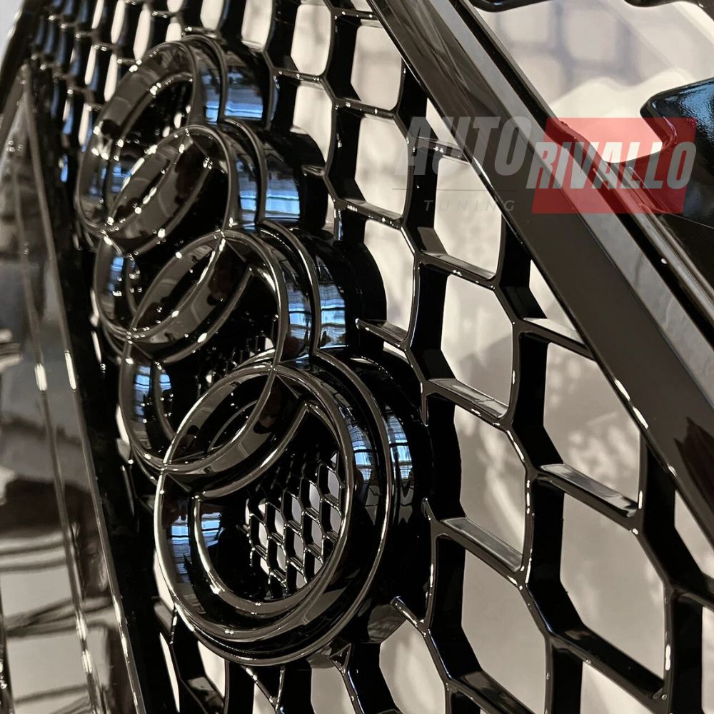 Audi A3 8V 2012-2016 Griglia Anteriore RS3 Look Nero Lucido - autorivallo