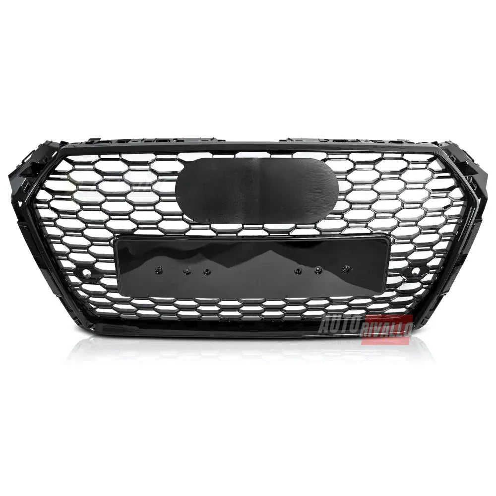 Audi A4 B9 2015-2019 Griglia Anteriore RS4 Look Nero Lucido - autorivallo