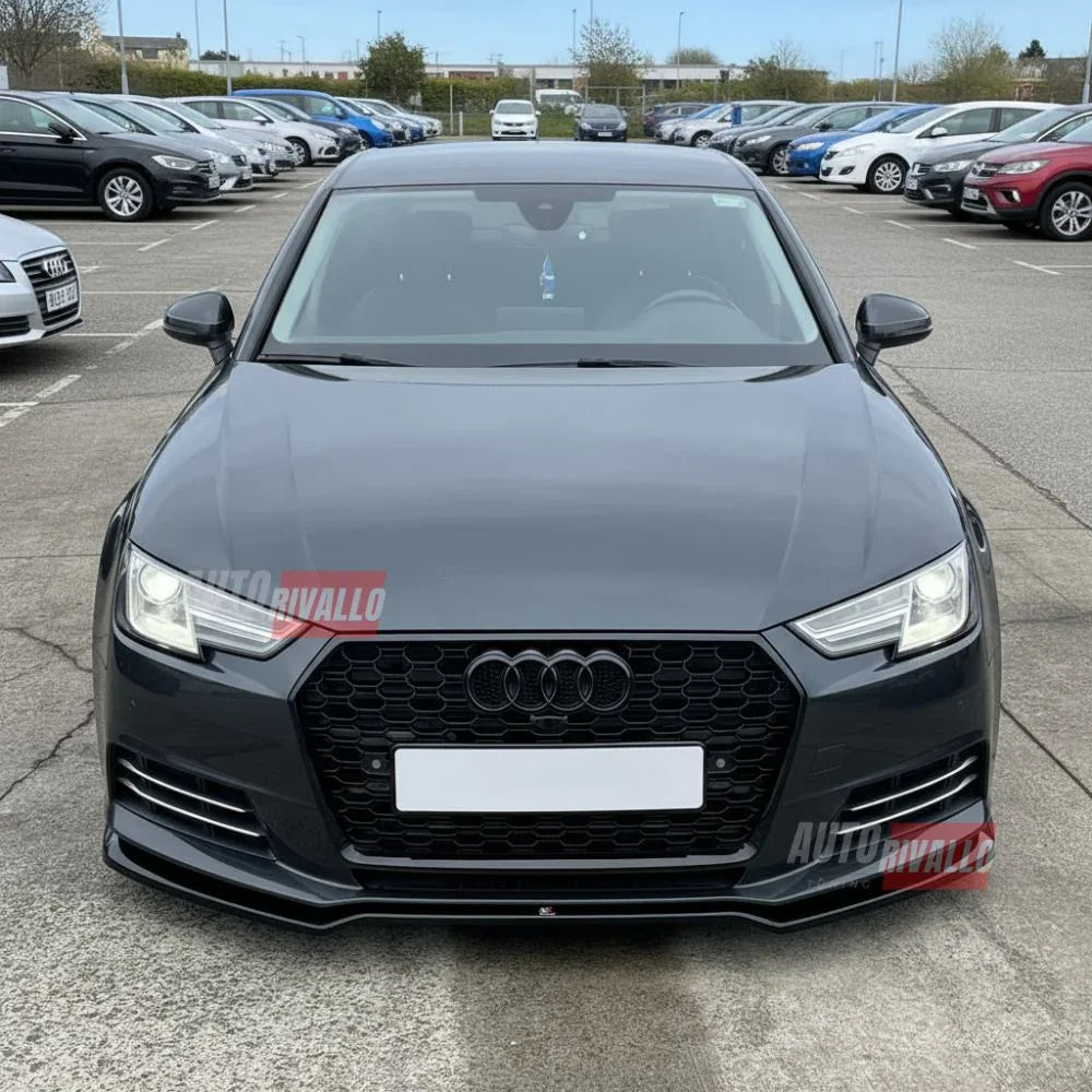 Audi A4 B9 2015-2019 Griglia Anteriore RS4 Look Nero Lucido - autorivallo