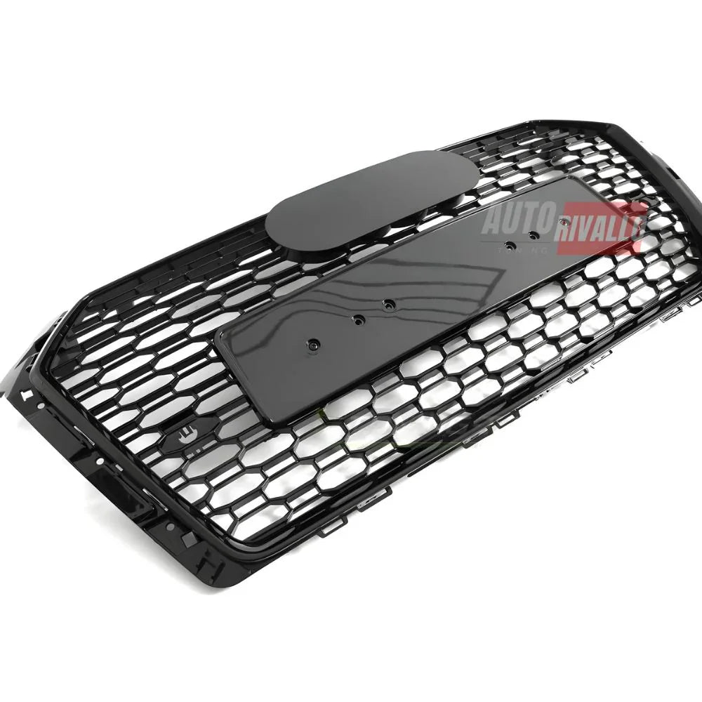 Audi A4 B9 2015-2019 Griglia Anteriore RS4 Look Nero Lucido - autorivallo