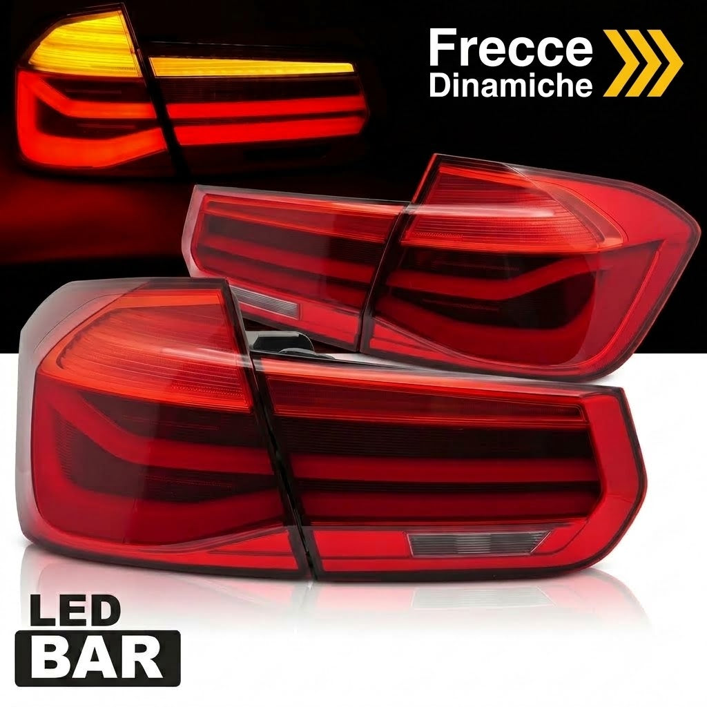 BMW Serie 3 F30 2011-2019 fanali posteriori LED Lightbar con frecce dinamiche