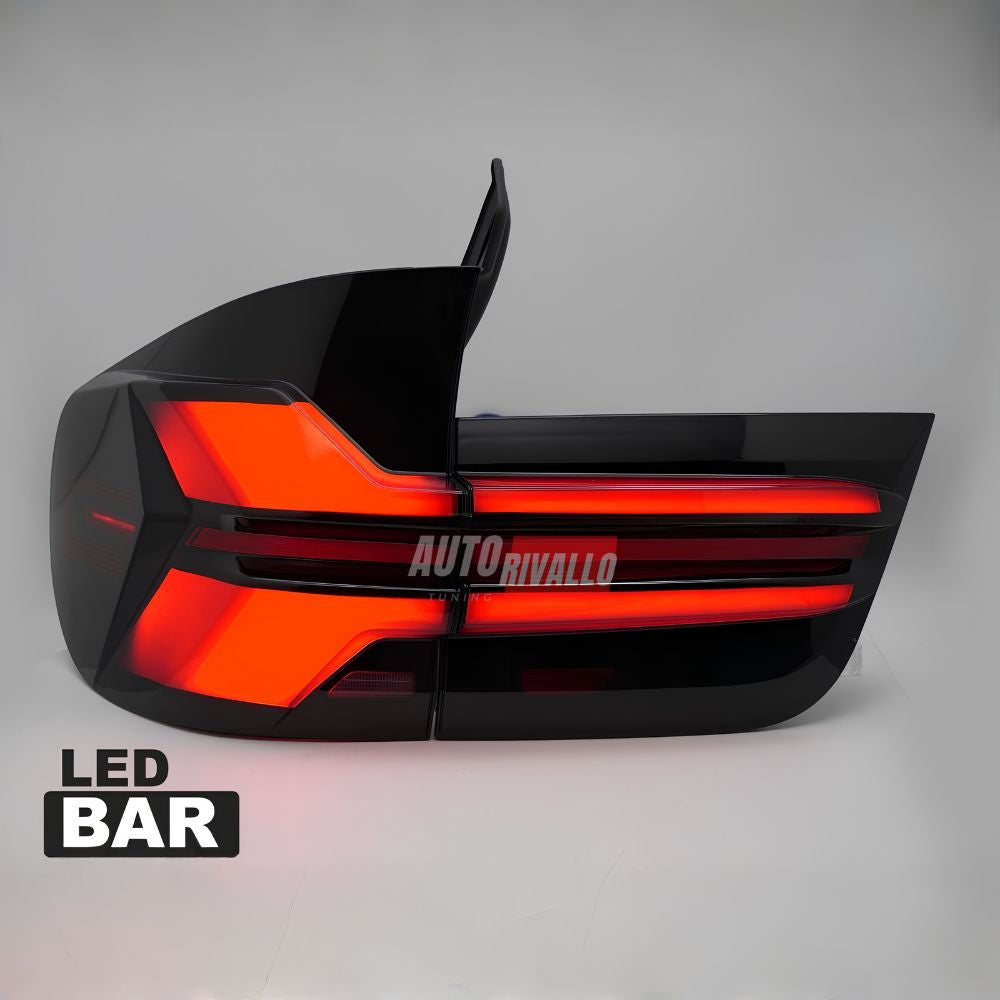 Aggiornamento fari BMW X5 E70 con fanali neri Full LED tuning