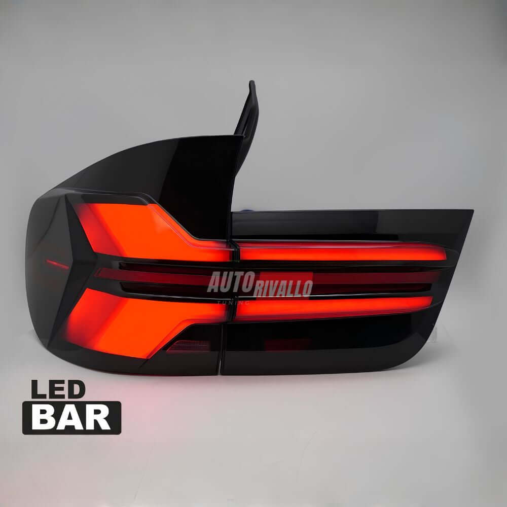 Aggiornamento fari BMW X5 E70 con fanali neri Full LED tuning