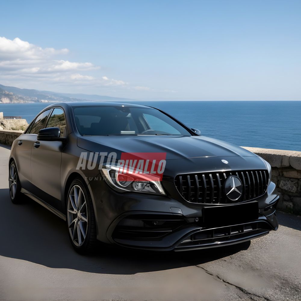 Mercedes CLA C117 (2016-2018) con griglia GTR Look. Trasforma la tua auto con lo stile AMG