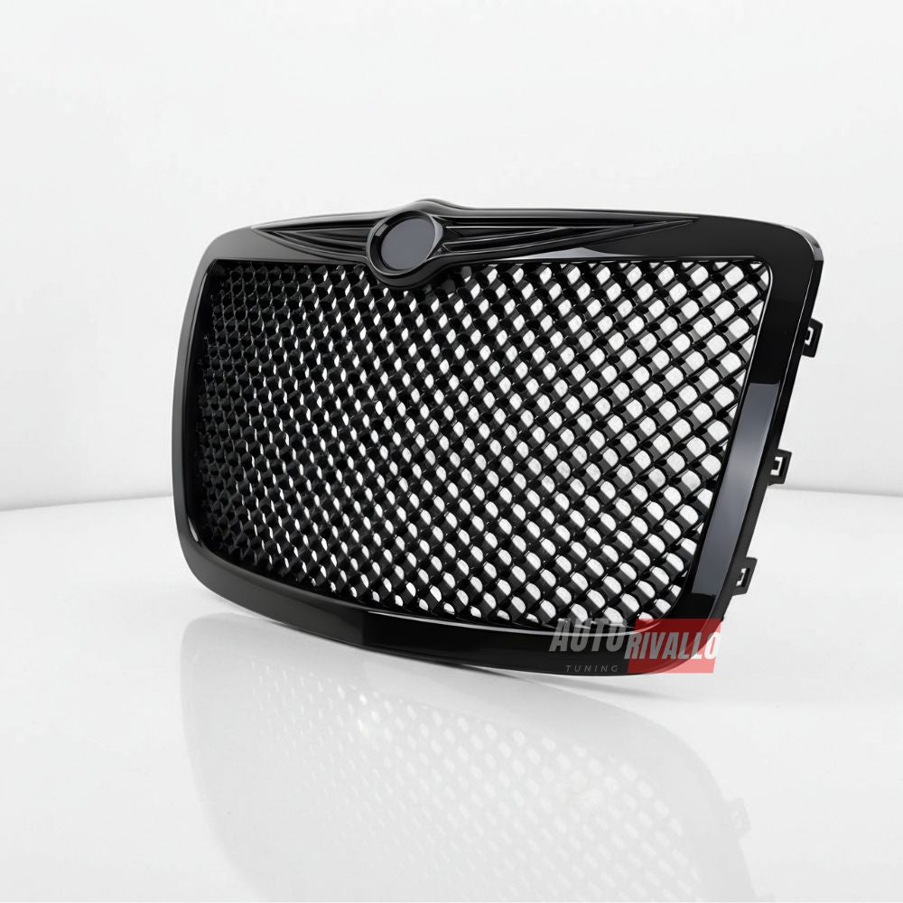 Dettaglio griglia nera lucida compatibile con Chrysler 300C 2004-2011