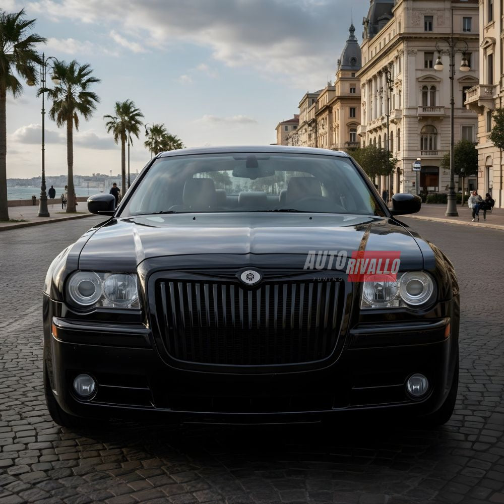 Griglia Frontale Rolls Royce Look nero lucido compatibile Chrysler 300C 2004-2011