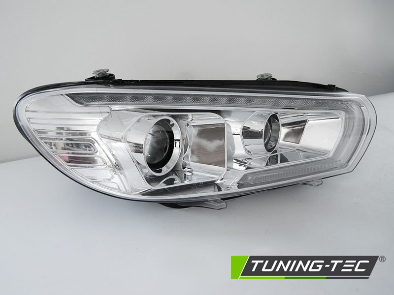 VW Scirocco 2008-2014 Fari Anteriori LED DRL Cromati (Xenon)