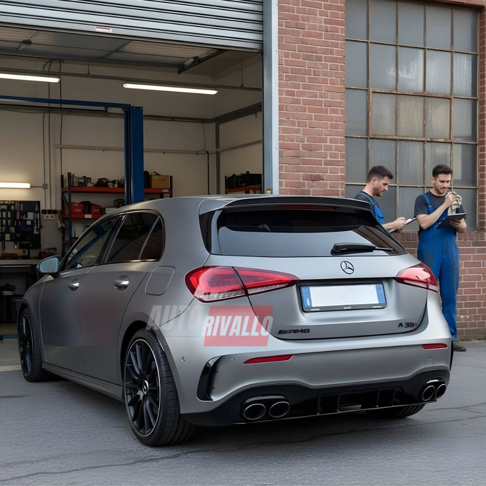 Mercedes A W177 (2023+) Diffusore Posteriore AMG A45s Look