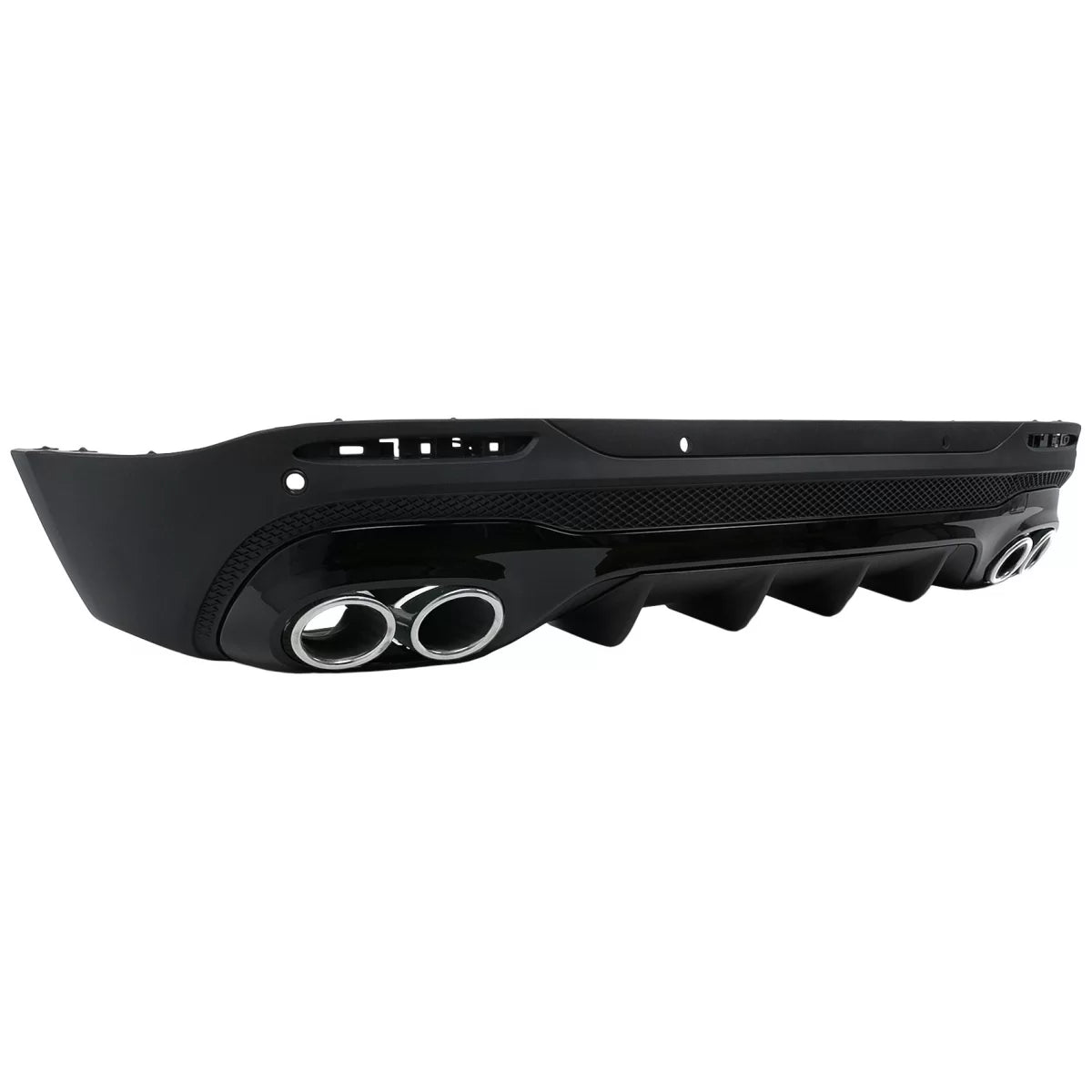 Diffusore Mercedes GLB X247 AMG GLB35 Look nero lucido terminali cromati
