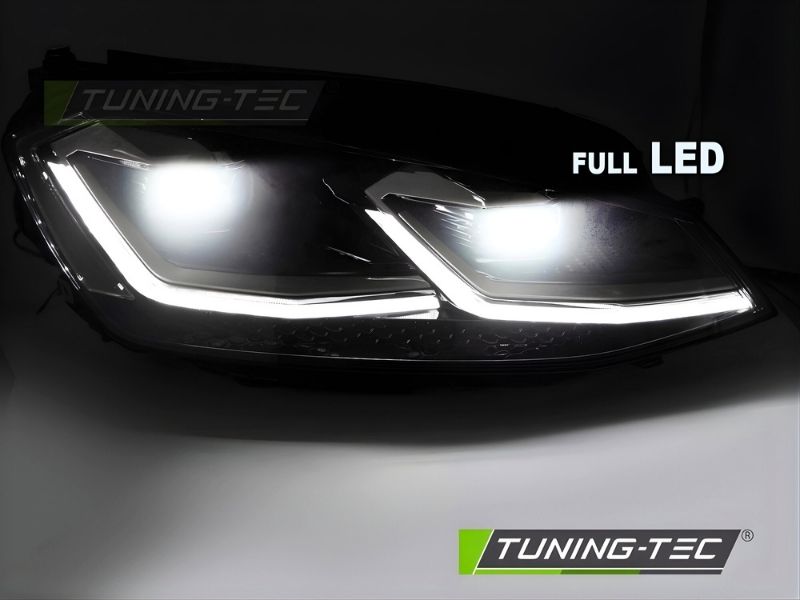 VW Golf 7 2012-2017 Fari Anteriori Full LED Stile R-Line - autorivallo