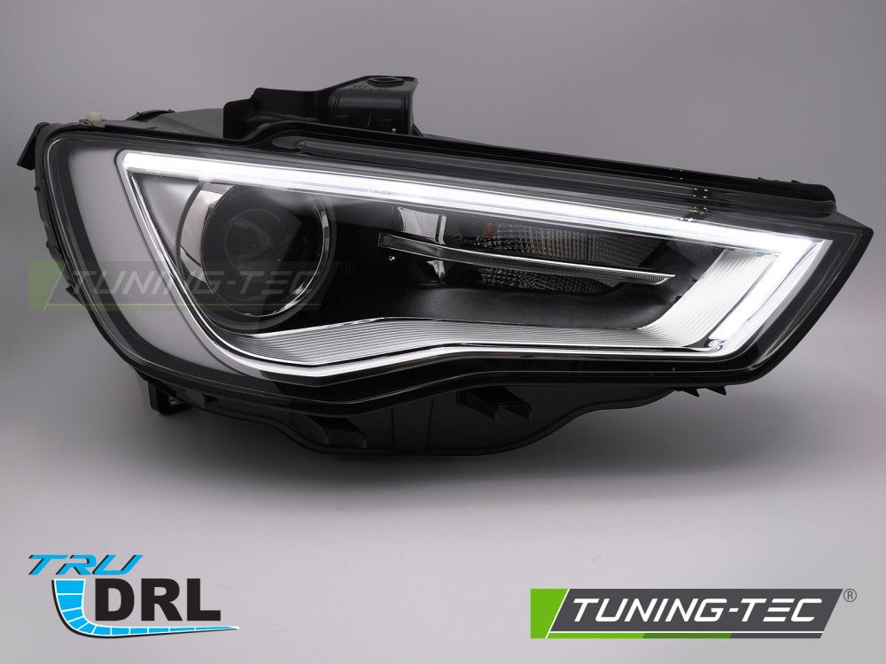 Audi A3 8V 2012-2016 Fari Anteriori LED Diurne Nero Xenon