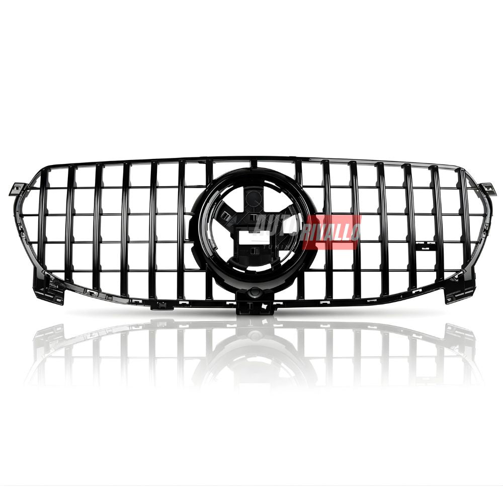 Griglia radiatore stile AMG GTR per Mercedes GLE W167 2019-2023, perfetta compatibilità.