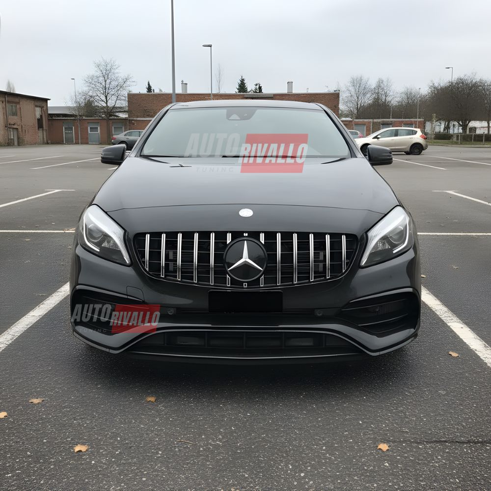 Mercedes A W176 2015-2018 Griglia Radiatore AMG GTR Look - autorivallo