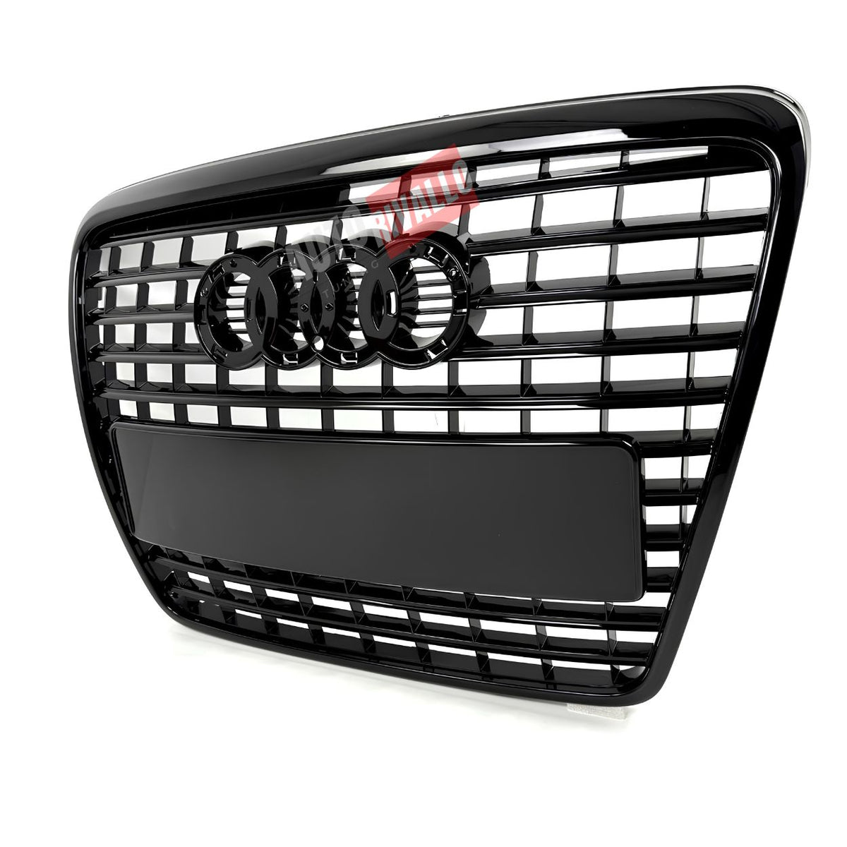 Dettaglio laterale griglia nera lucida Audi A6 C6 4F