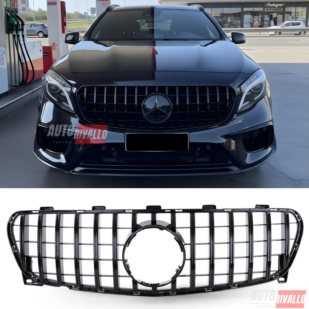 Griglia Mercedes GLA X156 2017-2019 Panamericana Look nero lucido - Qualità Premium