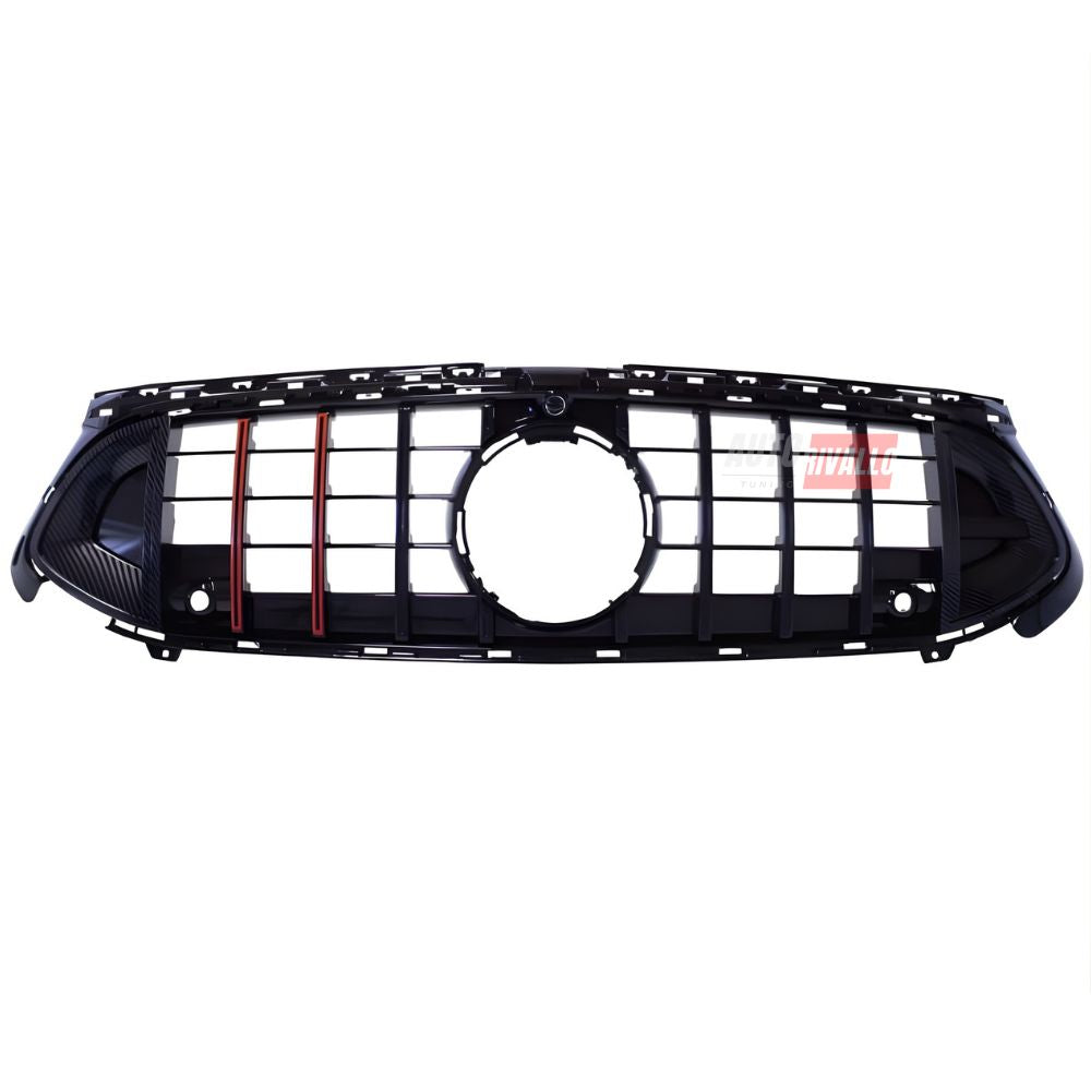 Mercedes A W177 Facelift 2023+ Griglia GT Rocket Carbonio Rosso