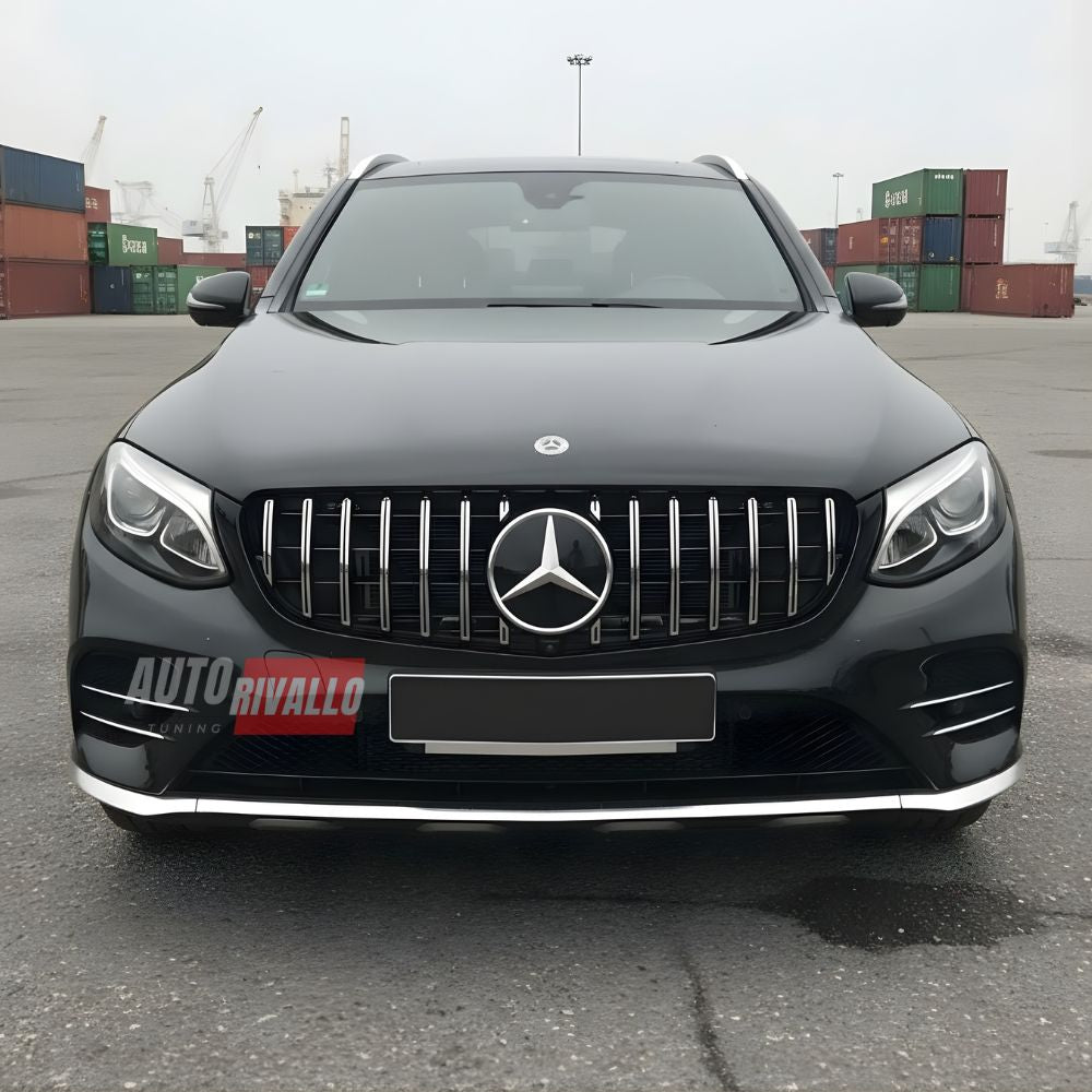 Mascherina Premium GLC X253 2015-2019 Panamericana cromata, perfetta per un upgrade estetico