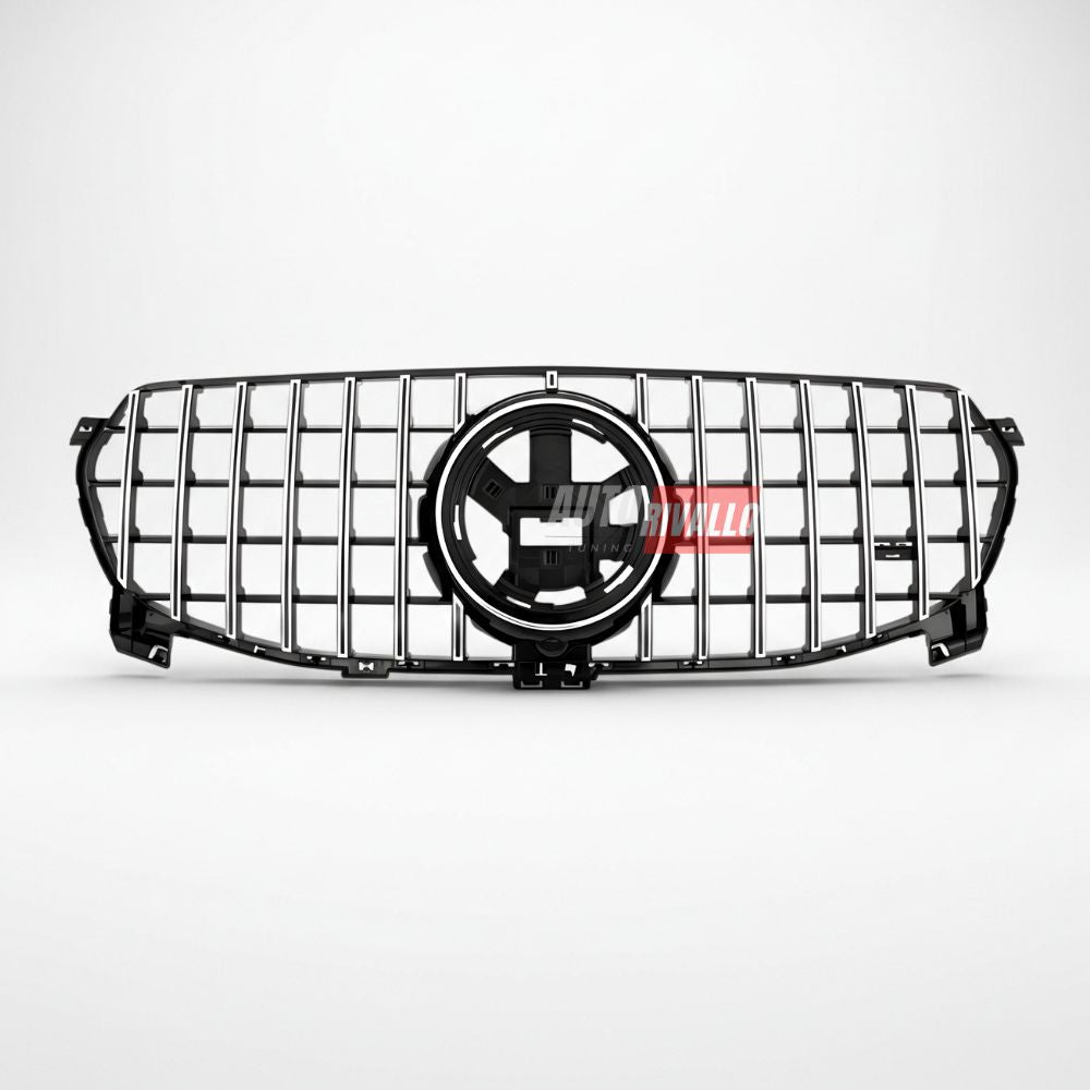 Griglia Mercedes GLE W167 (2019-2023) con design AMG GTR, perfetta per paraurti standard.