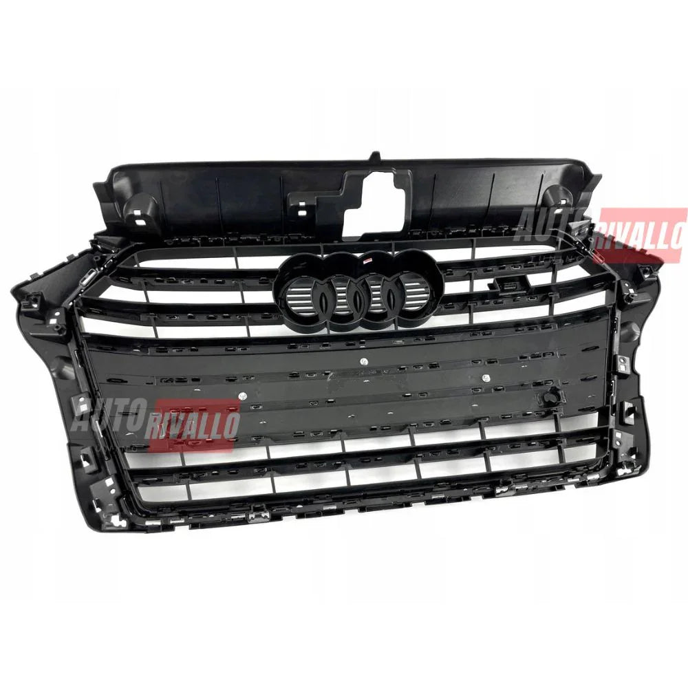 Audi A3 8V 2016-2020 Griglia Anteriore Look S3 Calandra Nera - autorivallo