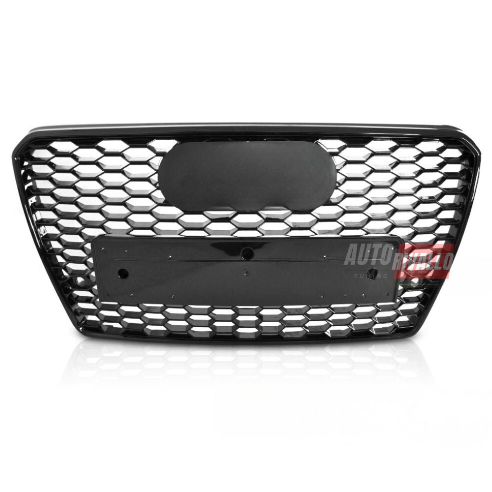 Audi A7 C7 4G 2010-2014 Griglia Anteriore RS7 Look Nero Lucido