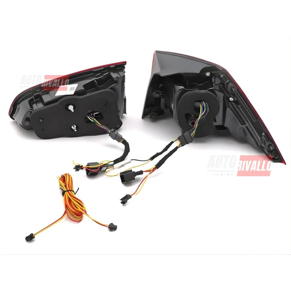 VW Golf 7 12-19 Fanali Posteriori Full LED Laser Rosso Scuro - autorivallo