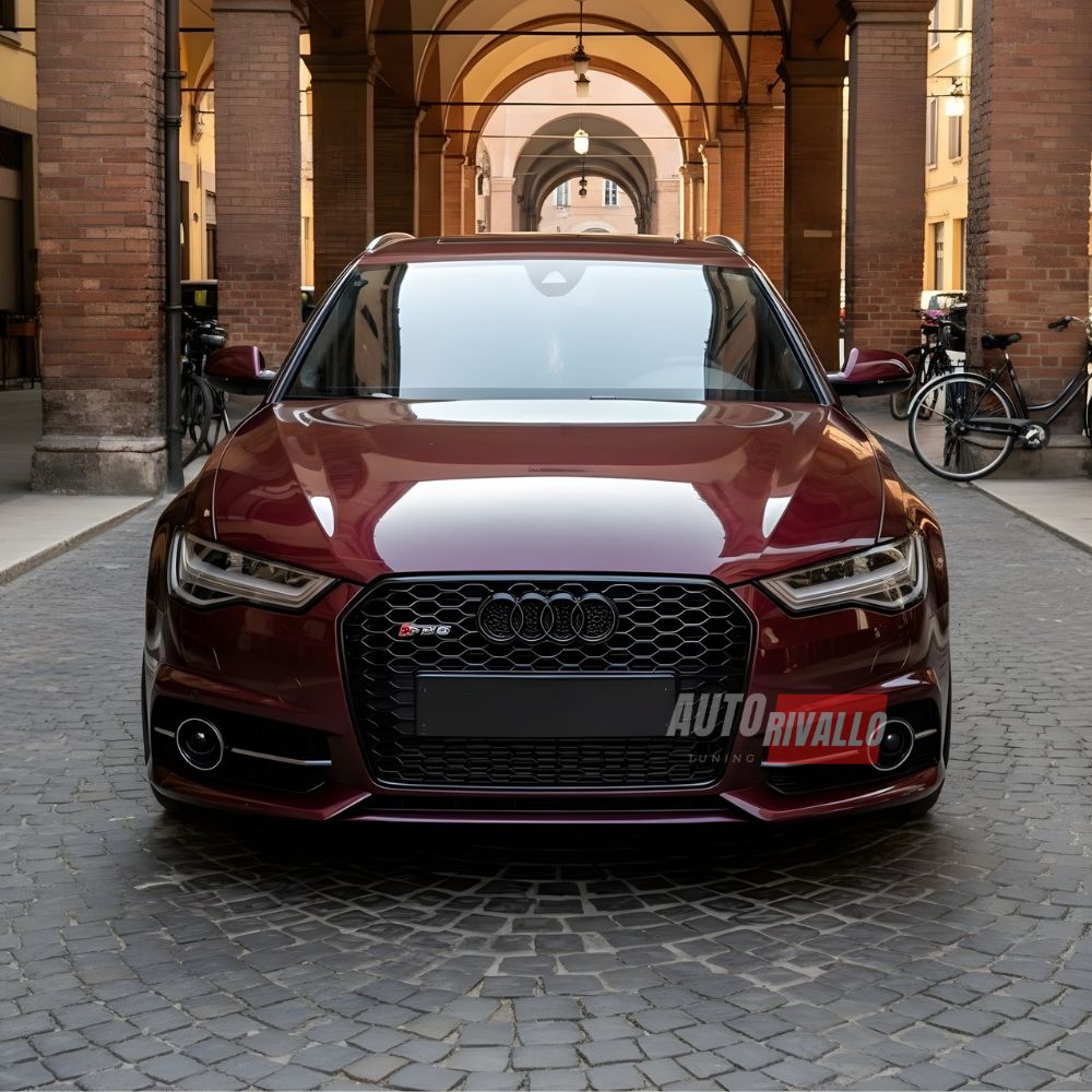 Griglia Audi A6 C7 RS Look nero lucido – Calandra sportiva design aggressivo RS