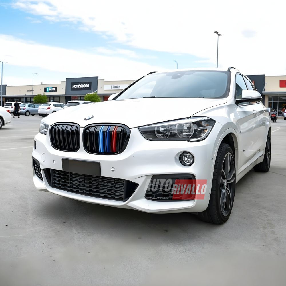 Mascherina sportiva BMW X1 F48 2015-2019 M-Sport. Perfetta per un upgrade estetico