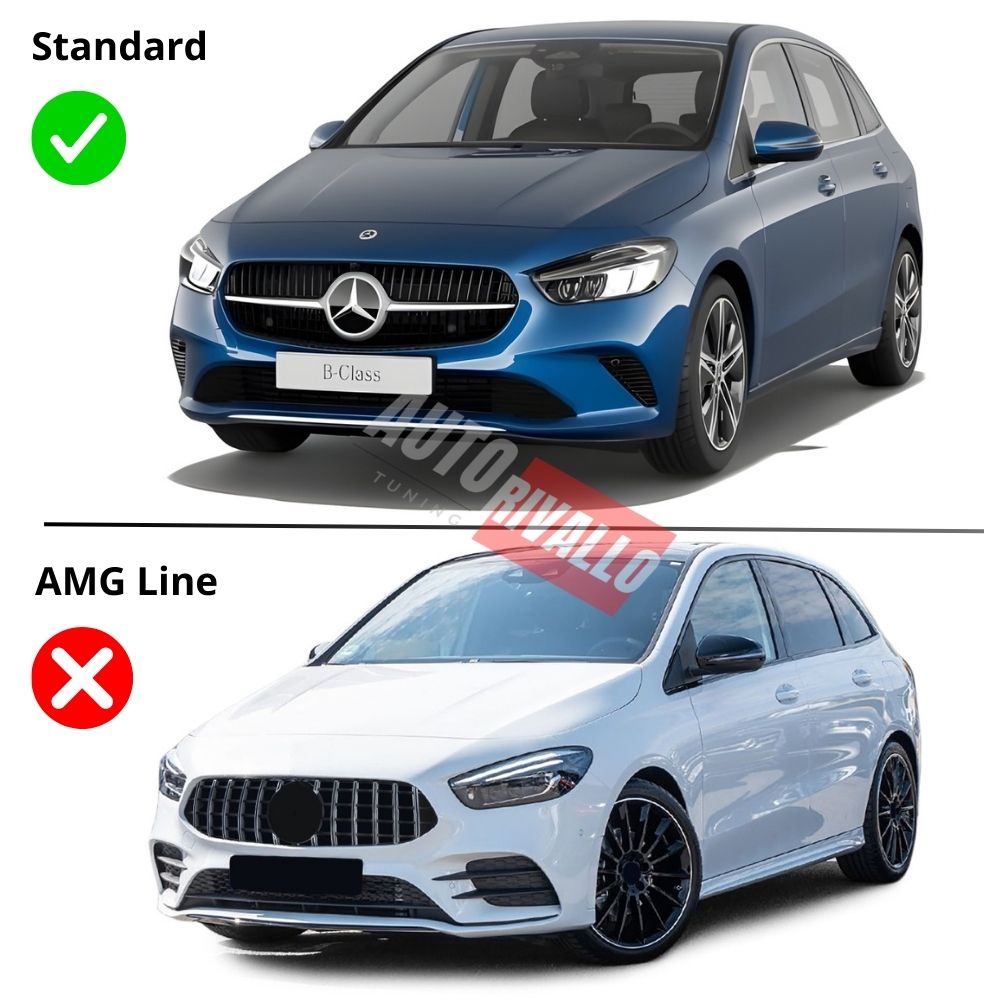 Griglia Tuning Mercedes B W247 2018-2022 AMG Style - Calandra