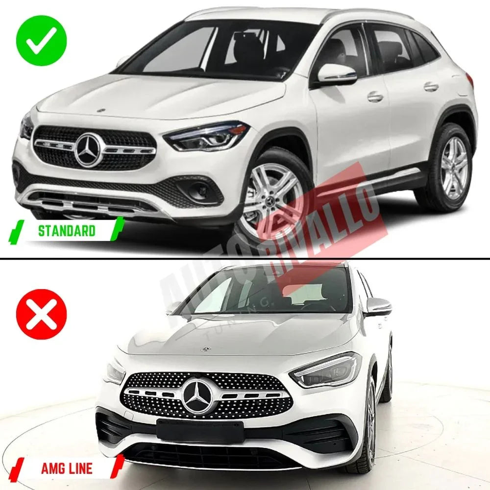 Mercedes GLA H247 2020-2023 Griglia Anteriore GTR AMG Look - autorivallo