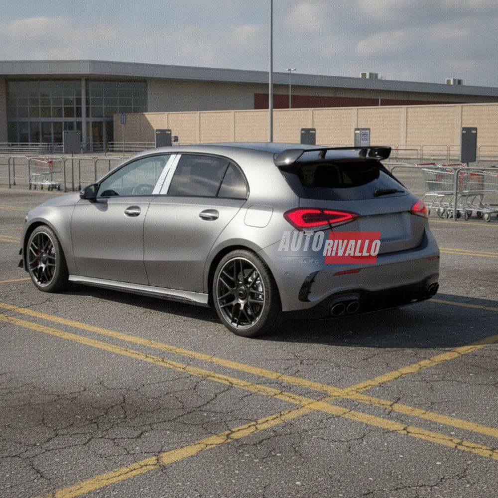 Alettone posteriore Mercedes W177 A-Class nero lucido design sportivo premium