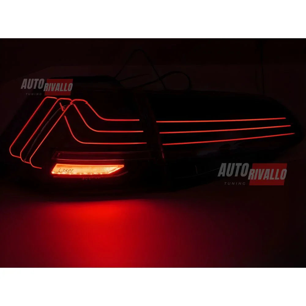 VW Golf 7 12-19 Fanali Posteriori Full LED Laser Rosso Scuro - autorivallo