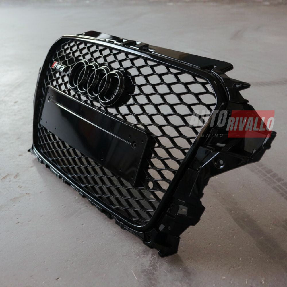 Audi A3 8V 2012-2016 Griglia Anteriore RS3 Look Nero Lucido - autorivallo