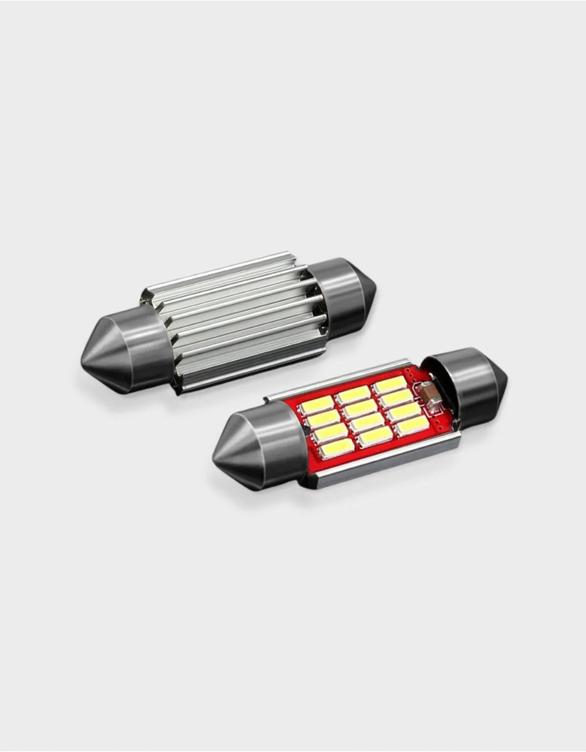 Luci Targa C5W 36mm LED 12smd 400lm Bianco Ghiaccio 5600K - autorivallo