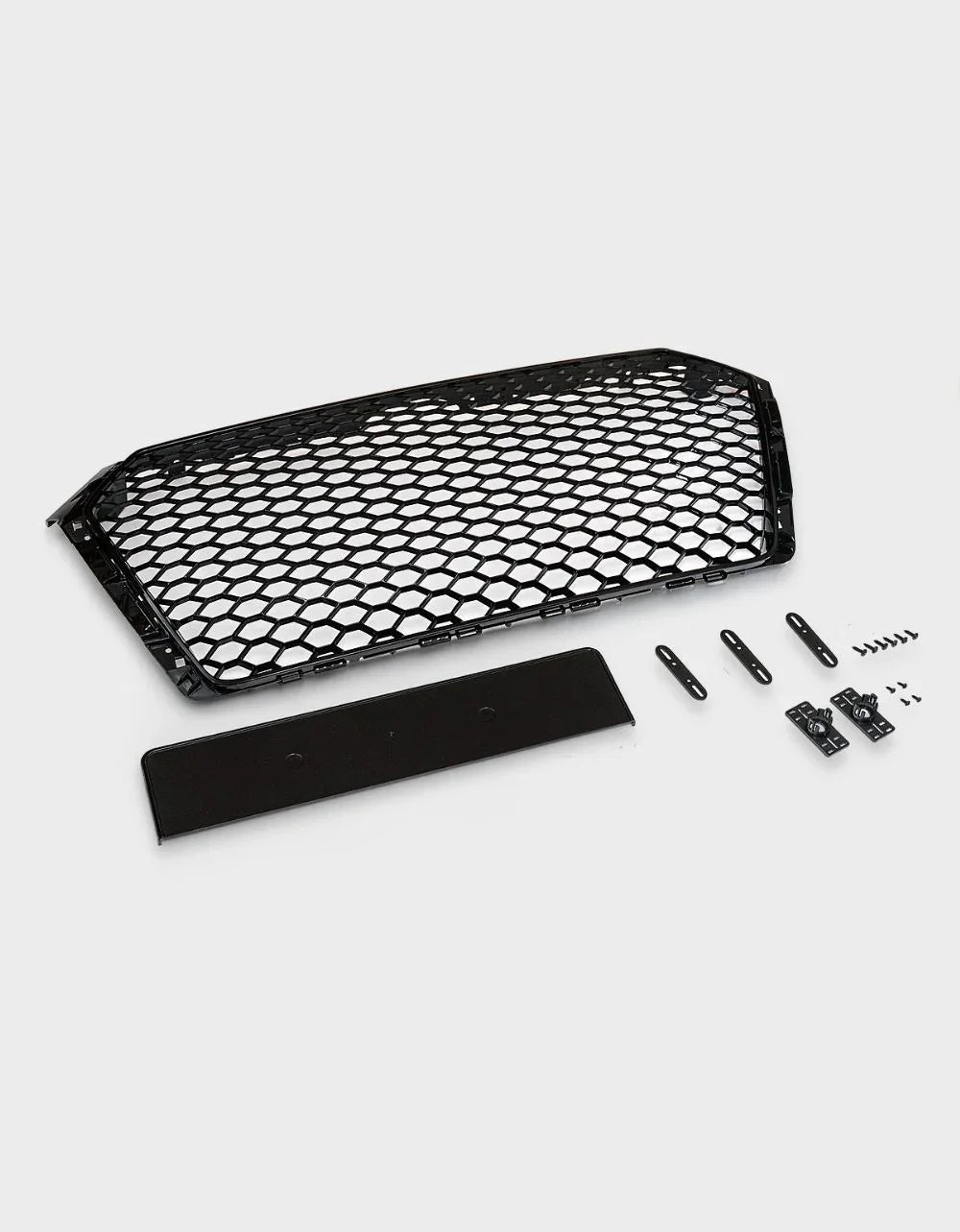 Audi A4 B9 2015-2019 Griglia Radiatore RS4 Look Nero Lucido - autorivallo