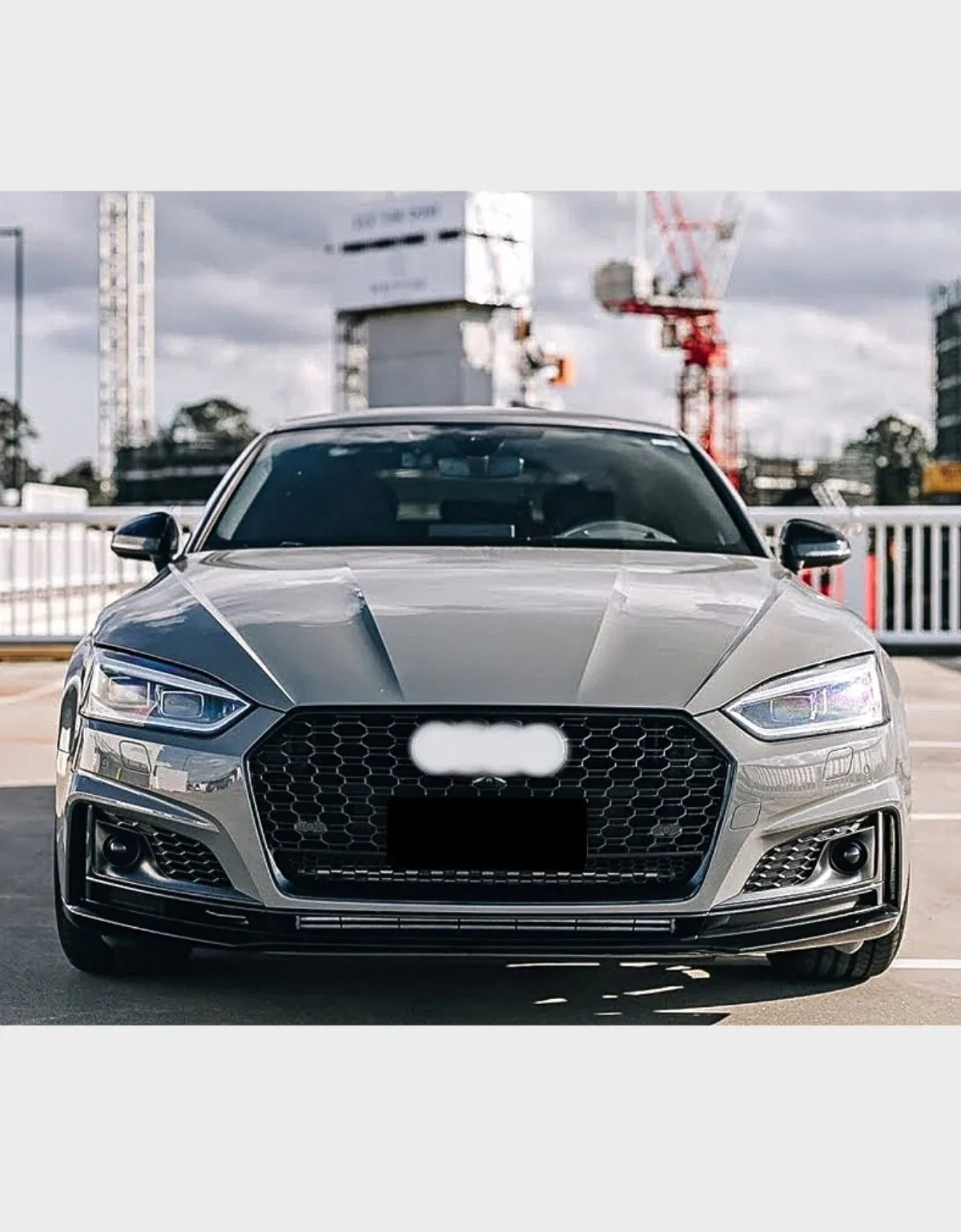 Audi A5 F5 2016-2019 Griglia Radiatore RS5 Design Nero Lucido - autorivallo