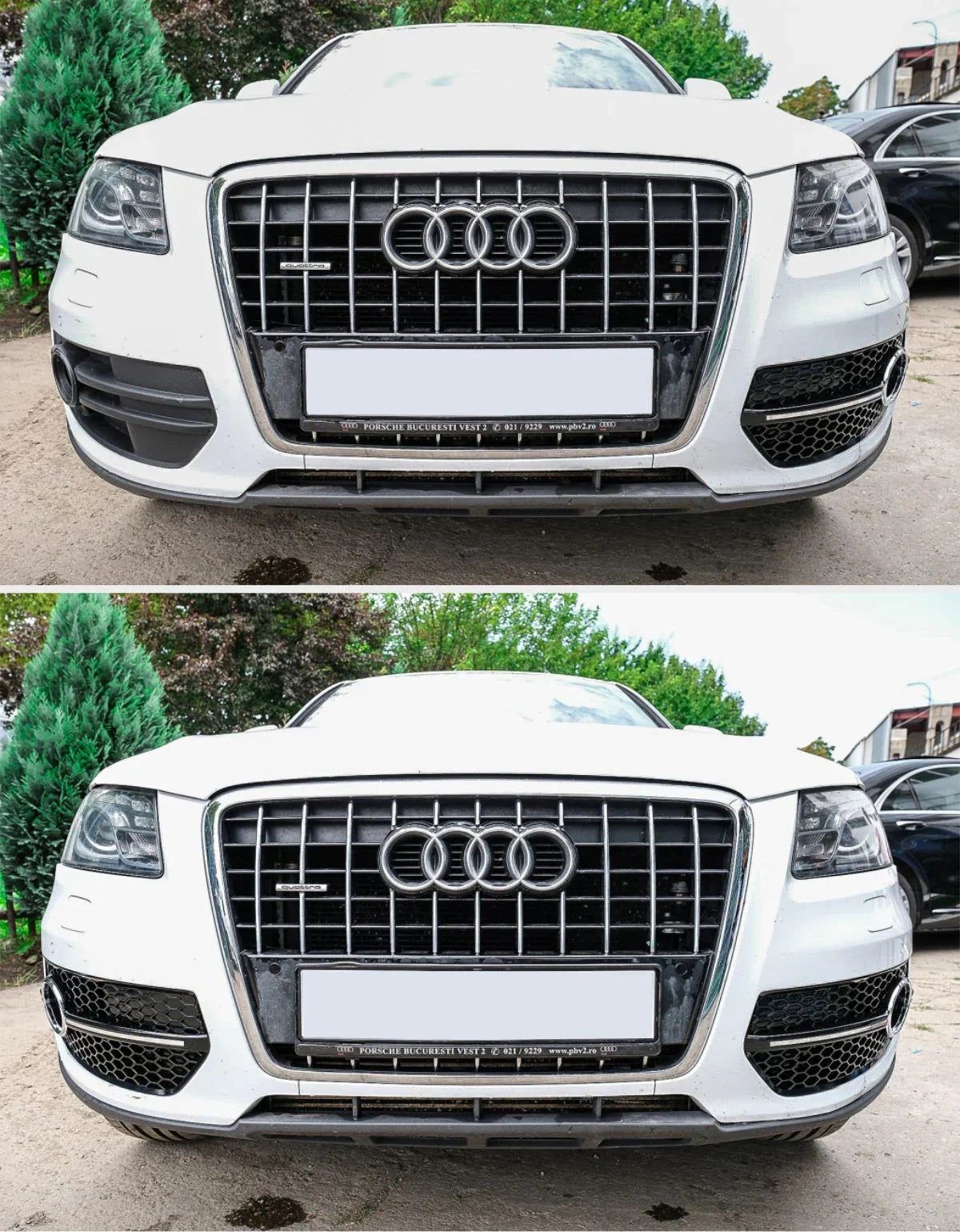 Audi Q5 8R 2008-2011 Griglie Fendinebbia RSQ5 a Nido D'ape - autorivallo