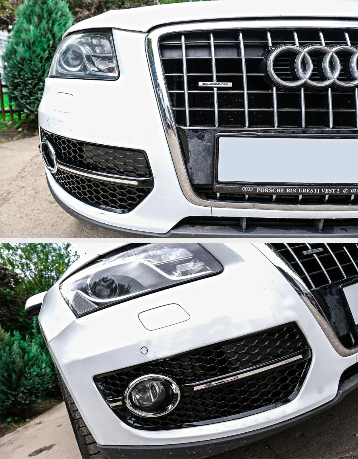 Audi Q5 8R 2008-2011 Griglie Fendinebbia RSQ5 a Nido D'ape - autorivallo